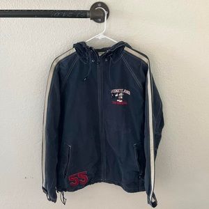 vintage disney zip up parka jacket